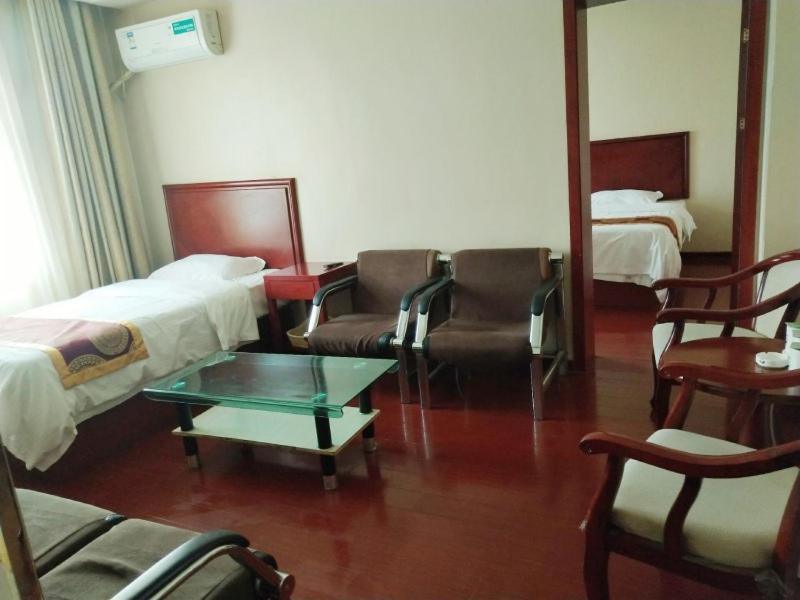 Greentree Inn Shandong Heze Mudan Road Bus Terminal Station Express Hotel Bagian luar foto
