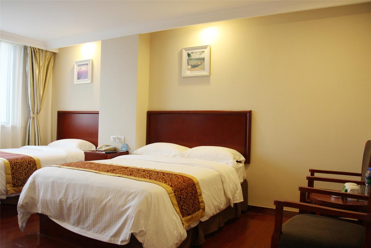 Greentree Inn Shandong Heze Mudan Road Bus Terminal Station Express Hotel Bagian luar foto