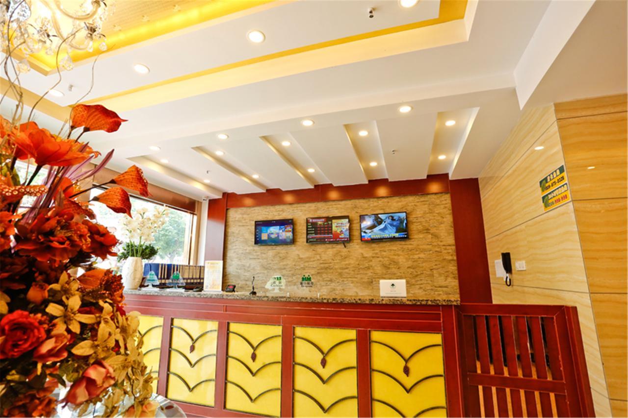 Greentree Inn Shandong Heze Mudan Road Bus Terminal Station Express Hotel Bagian luar foto