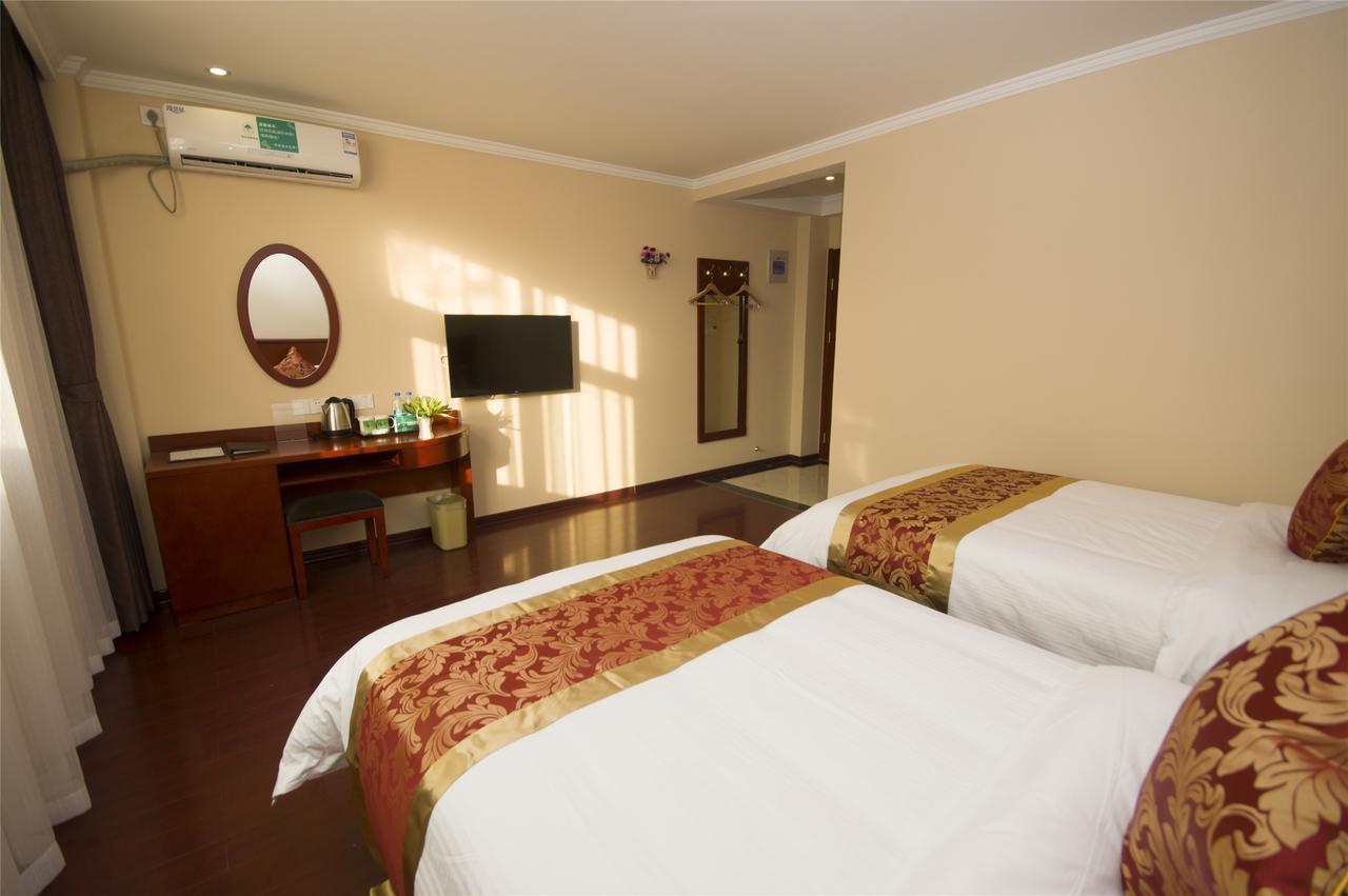 Greentree Inn Shandong Heze Mudan Road Bus Terminal Station Express Hotel Bagian luar foto