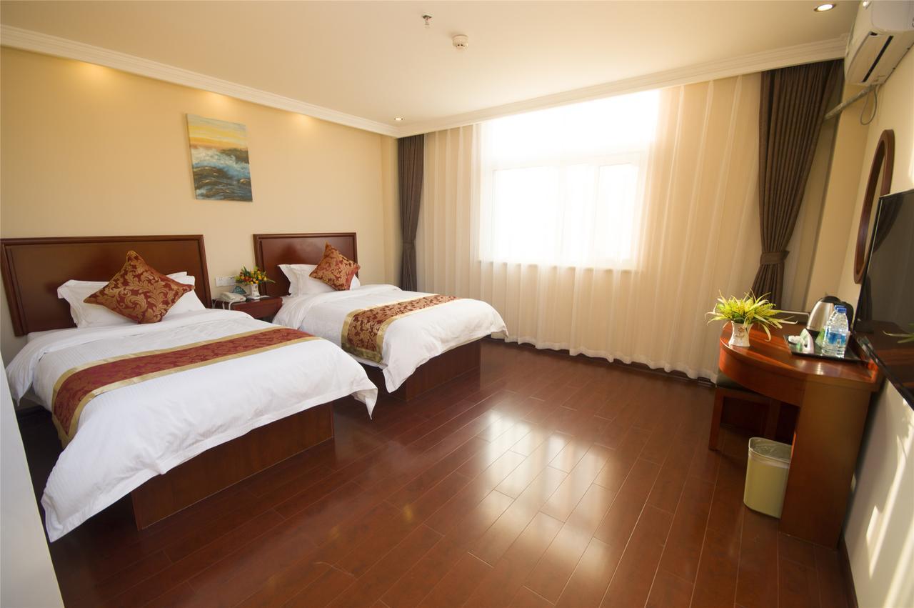 Greentree Inn Shandong Heze Mudan Road Bus Terminal Station Express Hotel Bagian luar foto