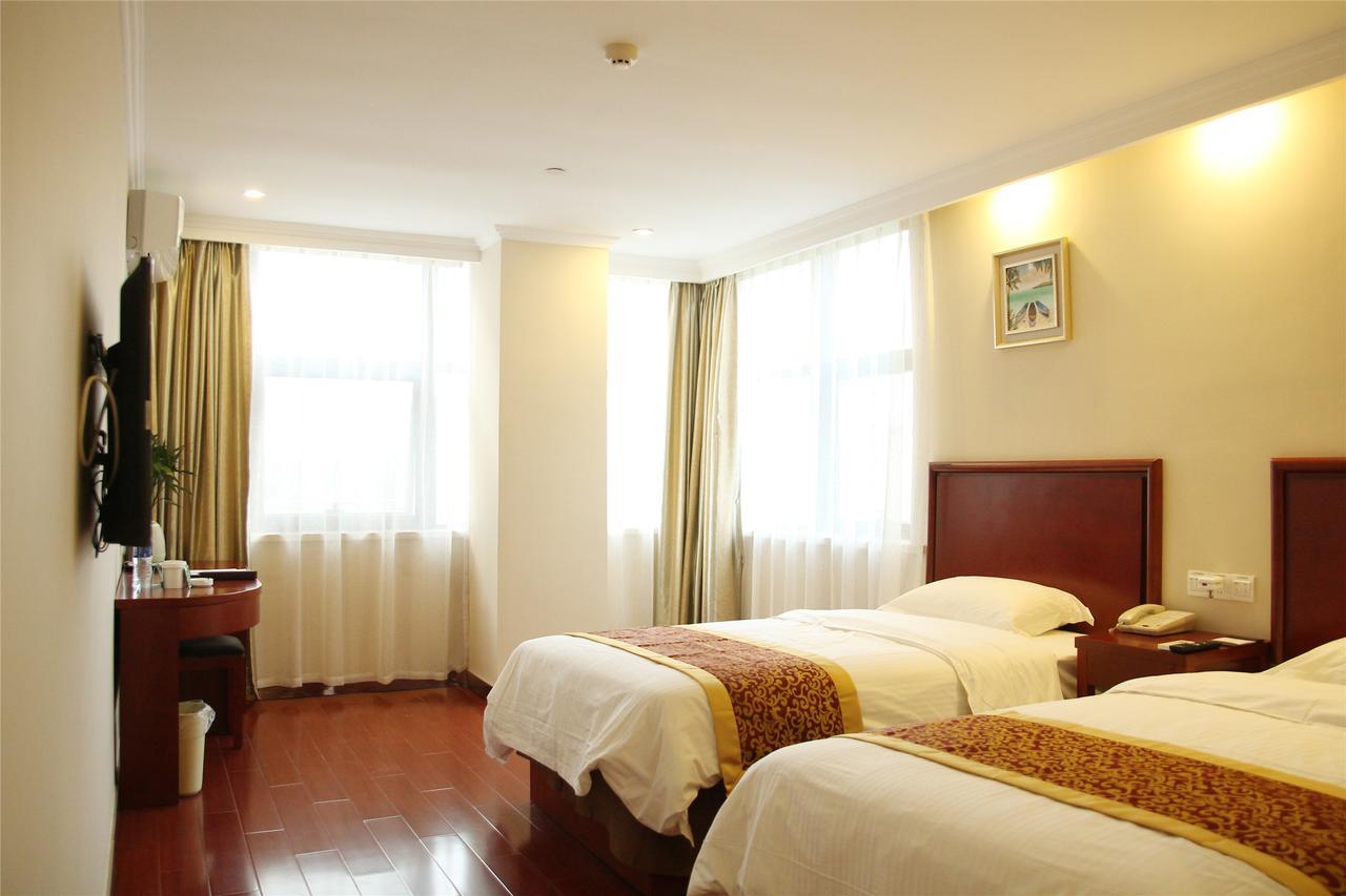 Greentree Inn Shandong Heze Mudan Road Bus Terminal Station Express Hotel Bagian luar foto