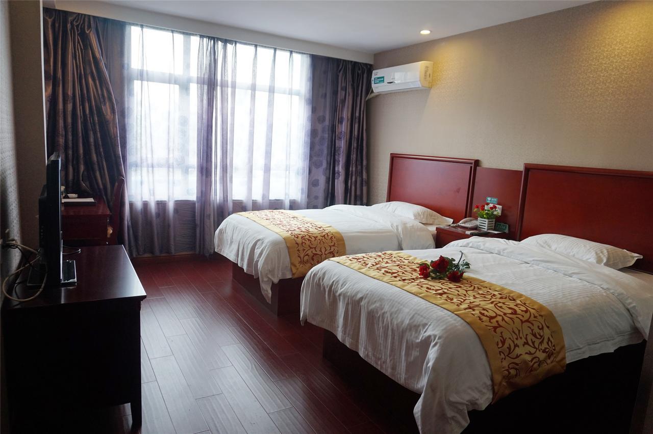 Greentree Inn Shandong Heze Mudan Road Bus Terminal Station Express Hotel Bagian luar foto